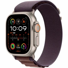 Apple Watch Ultra 2 49mm Titanium Case with Indigo Alpine Loop (Large)